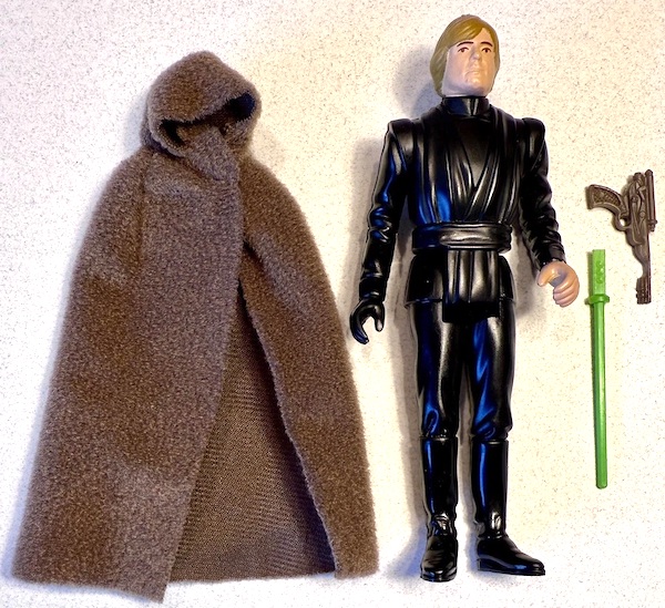 Kenner Star Wars Return of the Jedi Luke Skywalker, Jedi Knight Outfit variant, loose. Click to value or sell one