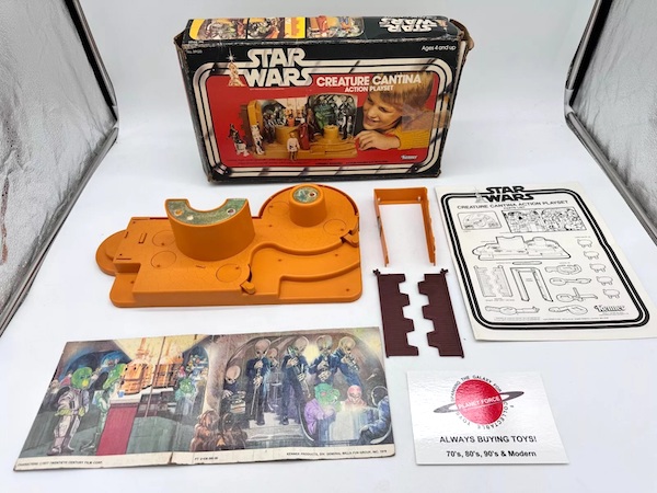 Kenner Star Wars Creature Cantina Playset out of the box. Click to value or sell one