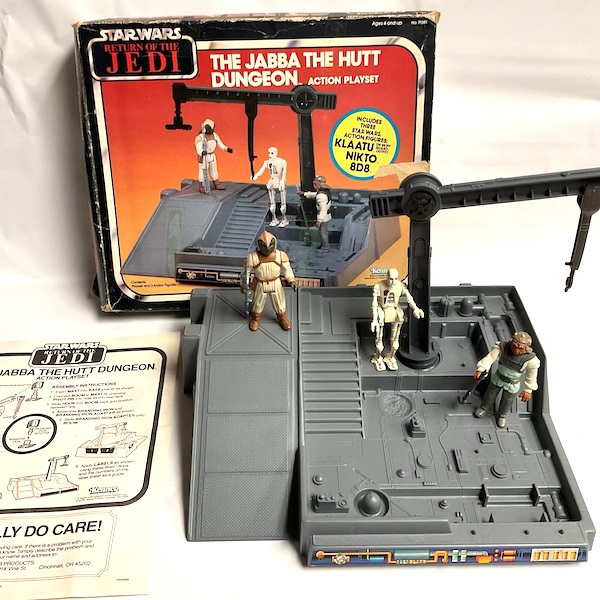 Star Wars Jabba the Hutts Dungeon Playset out of the box. Click to value or sell one