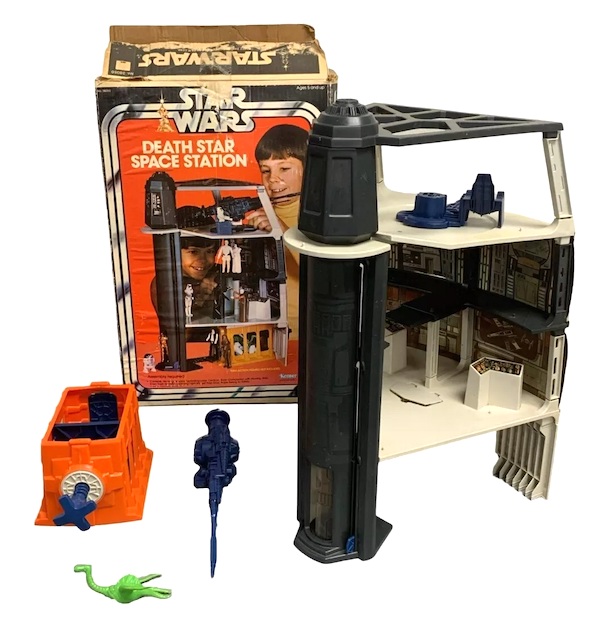 Kenner Star Wars Death Star Space Station Playset out of the box. Click to value or sell one