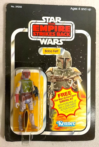Star Wars The Empire Strikes Back Boba Fett Figure. Click to sell or value one