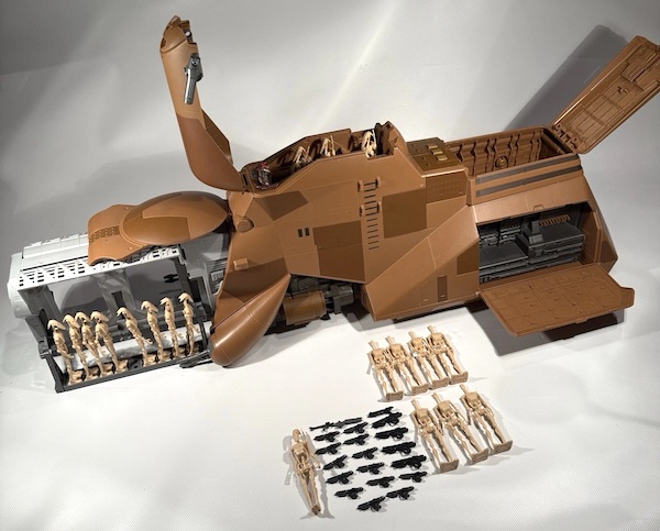 Star Wars Clone Wars Trade Federation Multi Troop Transport Set assembled. Click to value or sell one