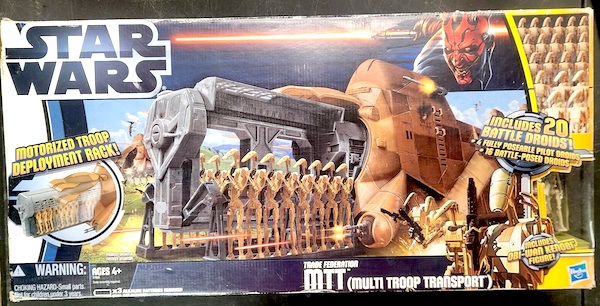 Star Wars Clone Wars Trade Federation Multi Troop Transport Set. Click to value or sell one