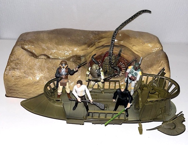 Star Wars Legacy Collection Battle at The Sarlacc Pit Figure Set assembled. Click to value or sell one