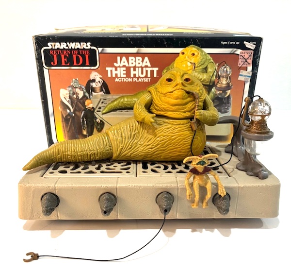 Star Wars ROTJ Jabba The Hutt Action Playset assembled. Very rare mint in box! Click to sell or appraise yours