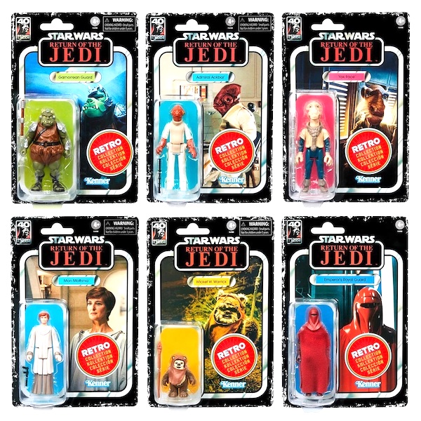 Star Wars Retro Collection Return of the Jedi Figure 6 Pack open box. Click to value or sell one