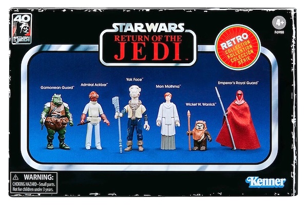 Star Wars Retro Collection Return of the Jedi Figure 6 Pack. Click to value or sell one