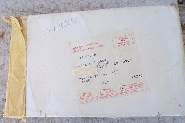 Star Wars Early Bird Mailer Kit, exterior showing how customers received it in the mail. Rare! Click to value or sell one