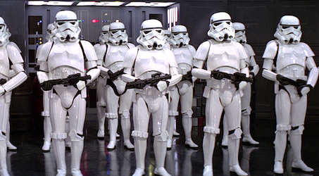 There's something so cool about these expendable white-armored soldiers!