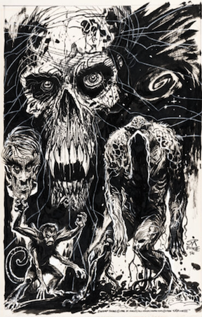 Arken Sword #17: Cover art by Steve Bissette