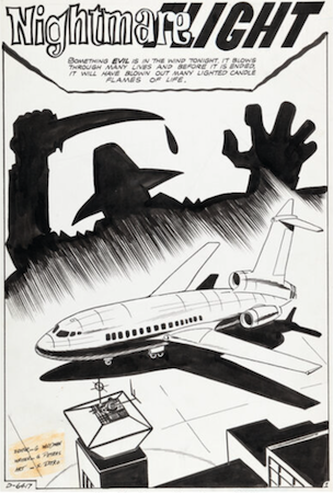 Beyond the Grave #1: Splash page by Steve Ditko