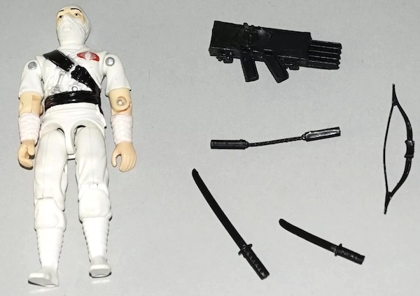G.I. Joe Storm Shadow Action Figure out of the pack. Click to appraise yours