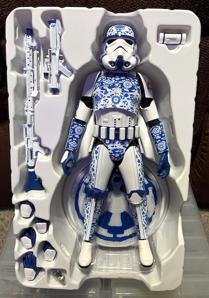 Star Wars MMS401 Porcelain Pattern 1/6th Scale Stormtrooper open box. Click to sell or appraise one