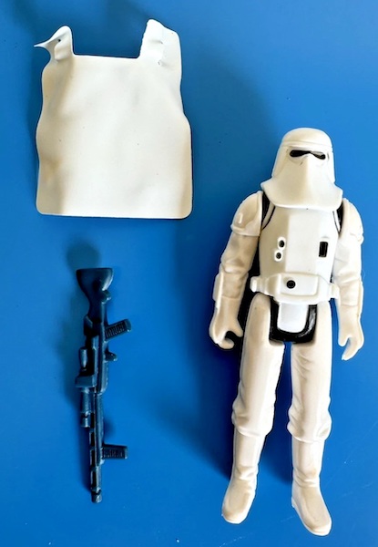 Star Wars Return of the Jedi Imperial Stormtrooper in Hoth Battle Gear out of the pack. Click to value or sell one