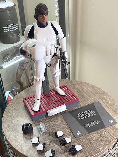 Star Wars MMS304 1/6th Scale Luke Skywalker Stormtrooper Disguise assembled. Click to get yours appraised or sold
