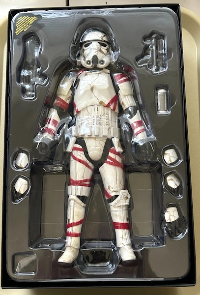 Star Wars Ahsoka TMS121 1/6th Scale Night Trooper open box. Click to sell or appraise one