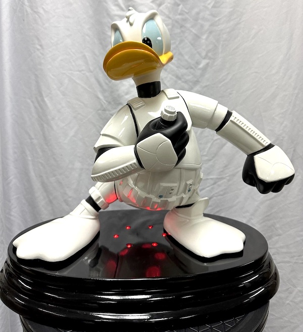 Disney Star Wars Weekends Stormtrooper Donald Duck Big Figure out of the box. Click to sell or appraise one