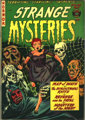 Strange Mysteries #10: pre-Code horror comic
