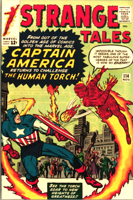Strange Tales #114: "Cap" appearance (imposter)