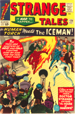 Strange Tales #120: Iceman appearance. Click for values