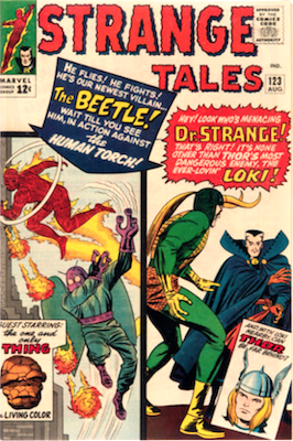 Strange Tales #123: Loki tricks Doctor Strange into fighting Thor. Click for a free valuation
