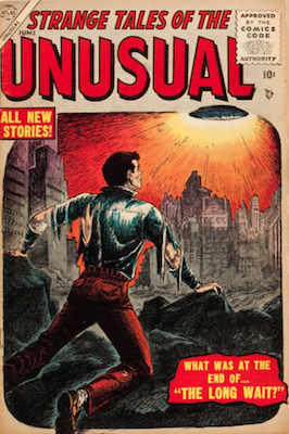 Strange Tales of the Unusual #4: Atlas sci-fi cover. Click to sell one