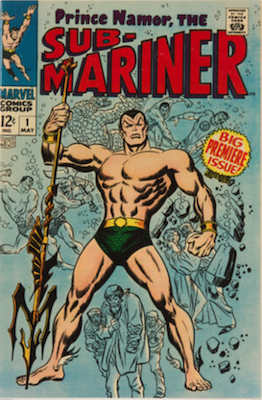 Sub-Mariner #1 (1968): 1st solo comic; FF appearance. Click for a free valuation