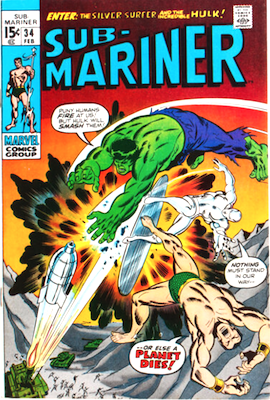 Sub-Mariner #34: 1st Defenders; Silver Surfer crossover