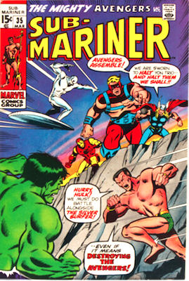 Sub-Mariner #35: Hulk vs Thor vs Sub-Mariner. Click to have yours appraised