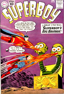 Superboy #89: 1st Mon-El. Click for valuation