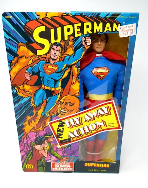 Superman with Fly Away Action by Mego. Click to sell or value one