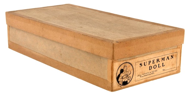 Wood and Composition Joint Superman. A very rare toy from 1940! Click to appraise or sell one