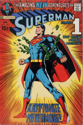 Superman #233: New Superman, Neal Adams cover. Click for an appraisal