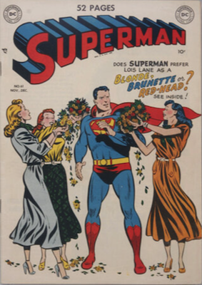 Superman #61: Origin retold; origin of green Kryptonite. Click for an appraisal