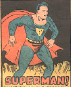 Superman from a Golden Age Action Comics