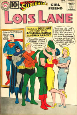 Superman's Girlfriend Lois Lane #29: Aquaman cover appearance