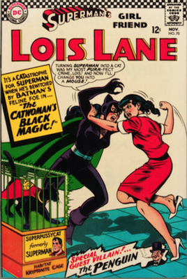 Superman's Girlfriend Lois Lane #70: First Silver Age Catwoman. Click for values