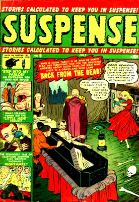 Suspense Comic #9. A typical pre-Code horror comic