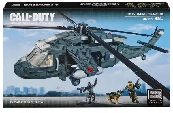 Mega Bloks Call Of Duty Ghost Tactical Helicopter. Click to appraise yours