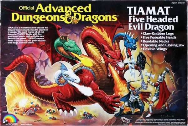 Advanced Dungeons and Dragons figures
Tiamat Dragon. Rare in box!