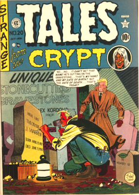 Tales from the Crypt #20: 1st issue of new series, changed from Crypt of Terror