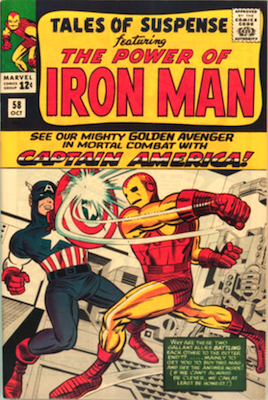 Tales of Suspense #58: Iron Man vs Captain America