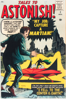 Tales to Astonish #2: UFO cover story