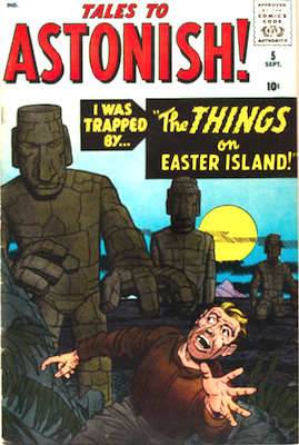 Tales to Astonish #5: Kirby monster tryout stories begin