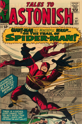 Tales to Astonish #57: Spider-Man vs Giant-Man. Click for values