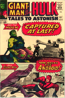 Tales to Astonish #61: 1st Major Glenn Talbot, enemy of Hulk
