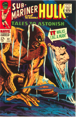 Tales to Astonish #92: 1st Silver Surfer cameo outside of FF