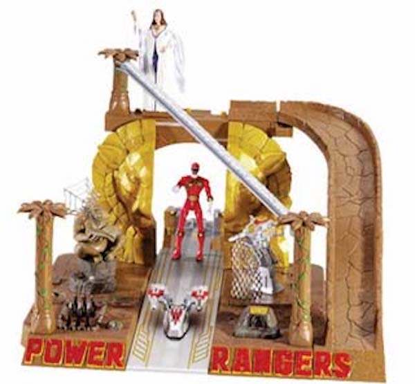 Power Rangers Wild Force Deluxe Temple Ruins Playset assembled. Click for appraisal