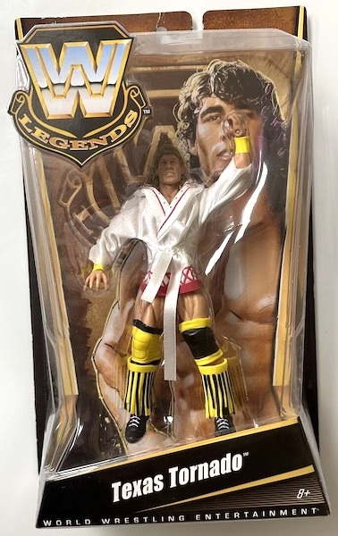 WWE Elite Legends Series 6 Kerry Von Erich "Texas Tornado" Action Figure. Click for free appraisal