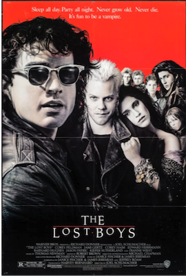 The Lost Boys movie: 1987, directed by Joel Schumacher